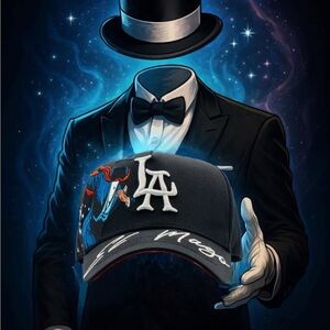 Black hat el mago Cap Full Set con certificado de autenticidad Dandy Hats